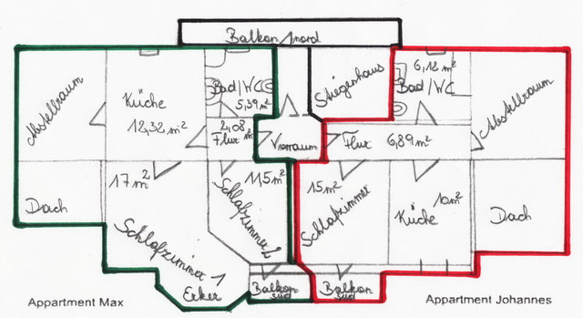 Appartment Johannes und Max